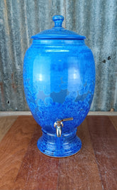 .Crystalline Blue Ceramic Water FIlter