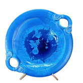 Crystalline Glaze Blue Platter Medium