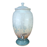 Crystalline Nickle & White Ceramic Water Filter