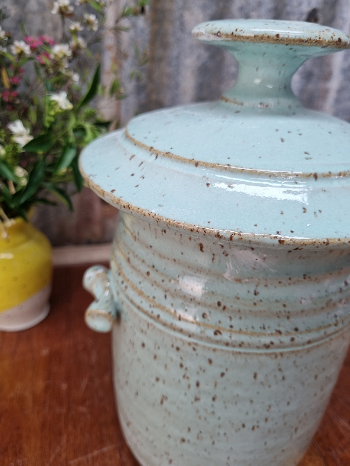 Mary Valley Fermentation Crocks - Mint Choc Chip - Peter Wallace Pottery