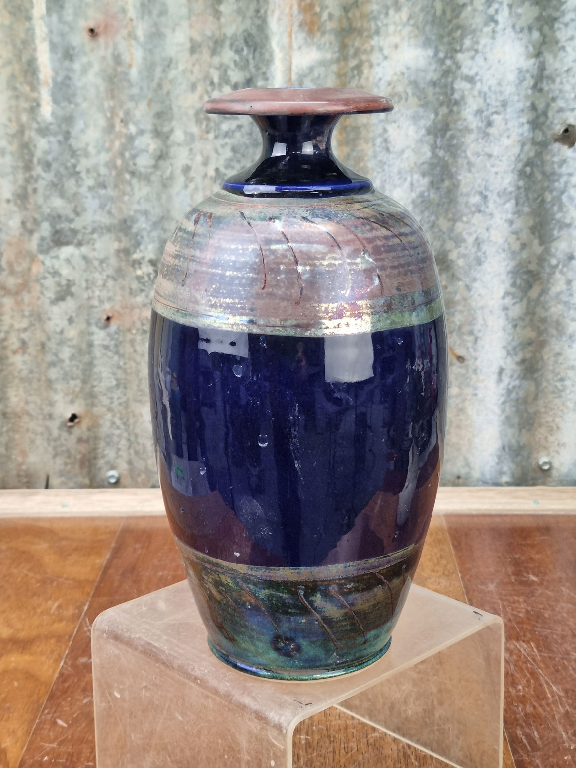 Luster Vase Medium 3. - Peter Wallace Pottery