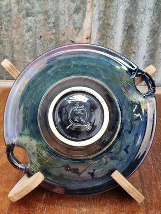 Luster Medium Plate 2. - Peter Wallace Pottery