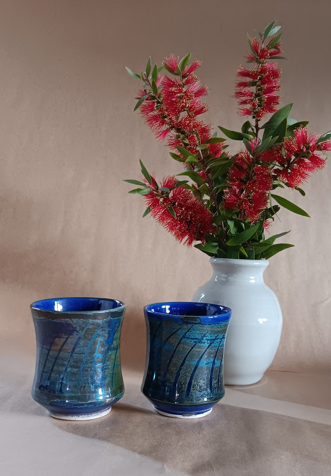 Luster Beakers Set 2. - Peter Wallace Pottery