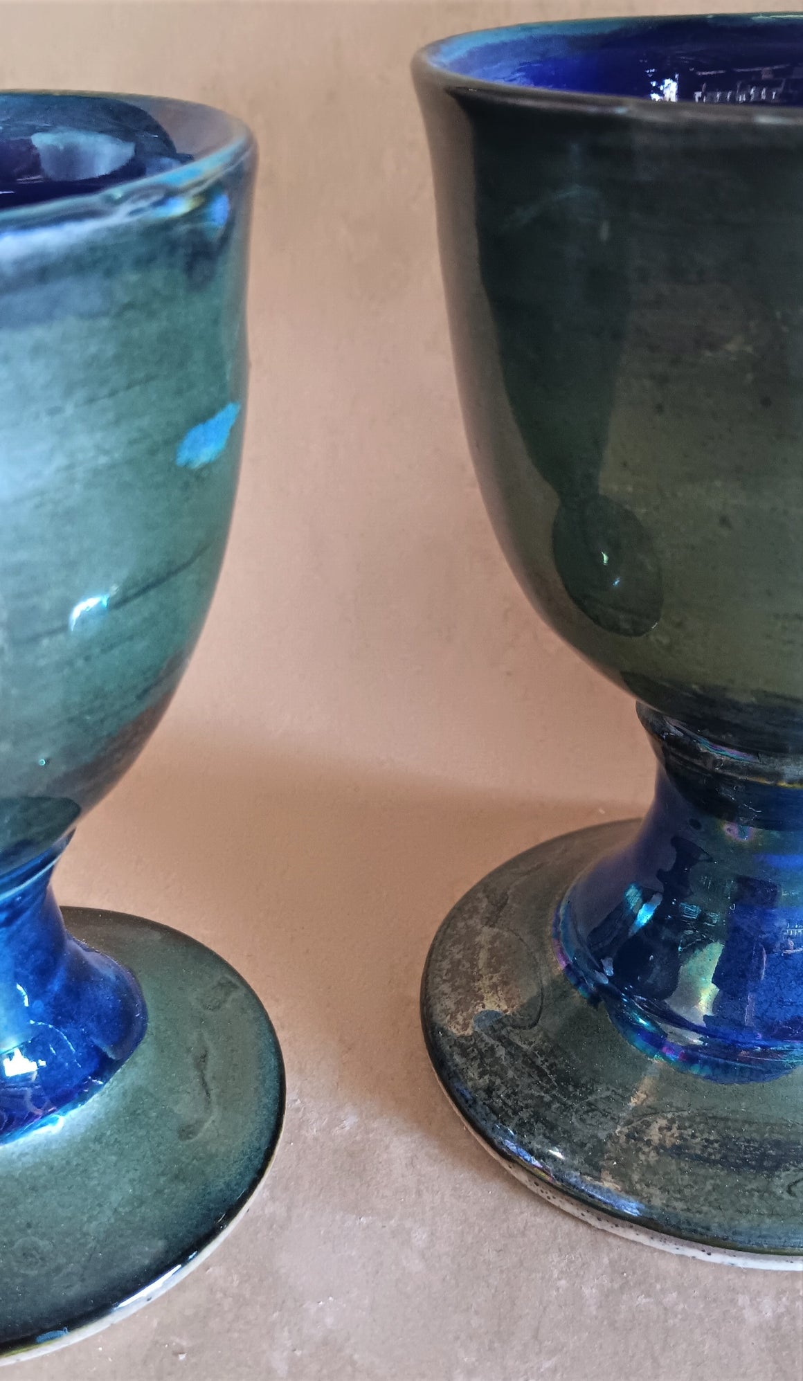 Luster Goblets Set 3. - Peter Wallace Pottery
