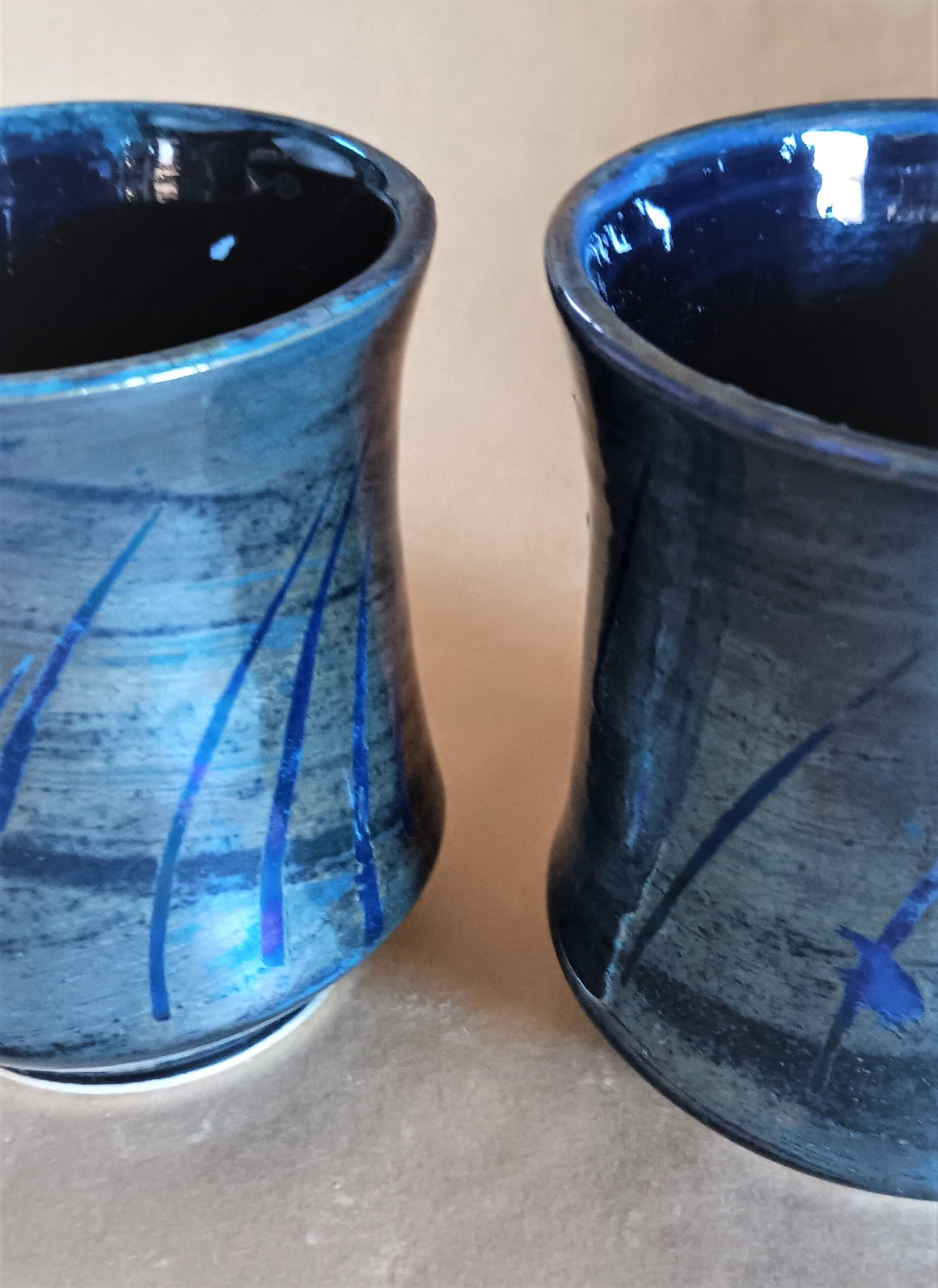 Luster Beakers Set 1. - Peter Wallace Pottery
