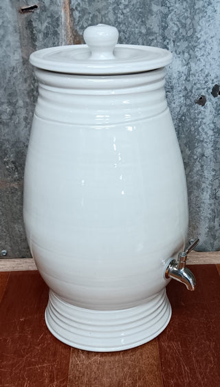 .Mary Valley Water Pot Coconut - Peter Wallace Pottery