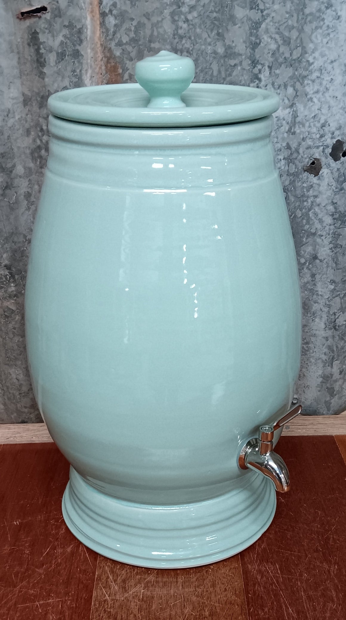 Mary Valley Water Filter Green - Peter Wallace Pottery