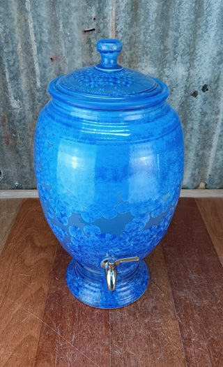 Crystalline Blue Ceramic Water FIlter