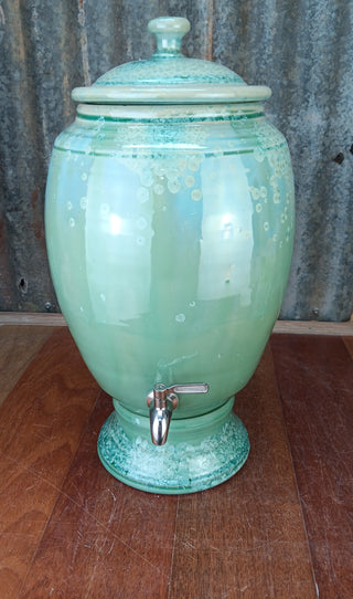 Crystalline Green Ceramic Water Filter