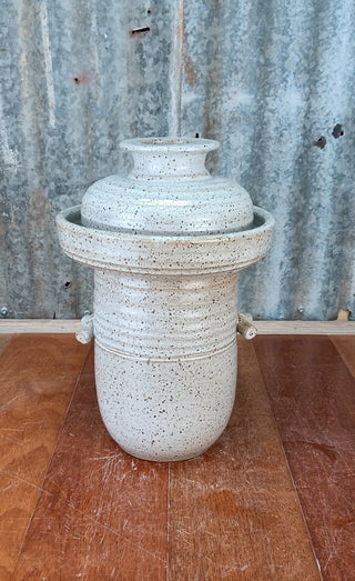 Mary Valley Fermentation Crocks - Vanilla Choc Chip with Well, 4 liter