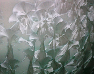 Crystalline Green & White Ceramic Water Filter - Peter Wallace Pottery