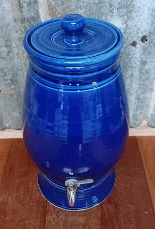 Mary Valley Water Filter English Blue - Peter Wallace Pottery