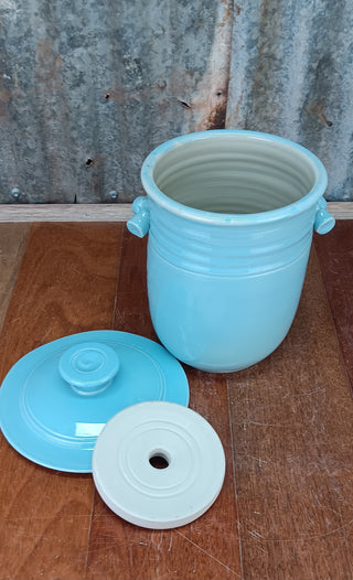Mary Valley Fermentation Crocks - Sky - Peter Wallace Pottery