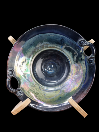 Luster Medium Plate 2. - Peter Wallace Pottery