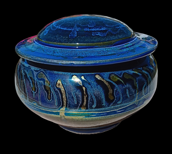 Jewellery Jar 3. - Peter Wallace Pottery