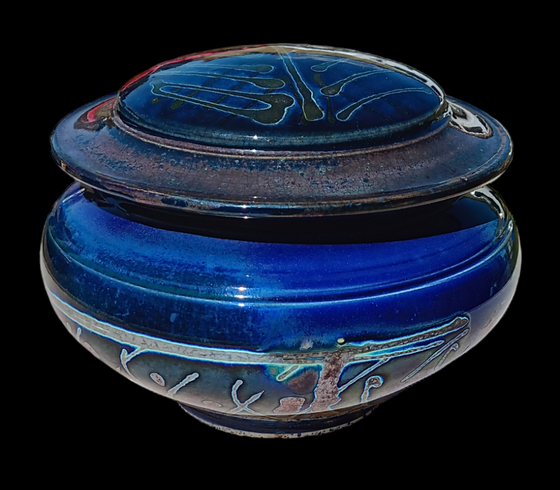 Jewellery Jar 4. - Peter Wallace Pottery