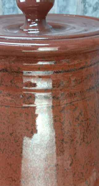 Tomitomo red Glezes water pot