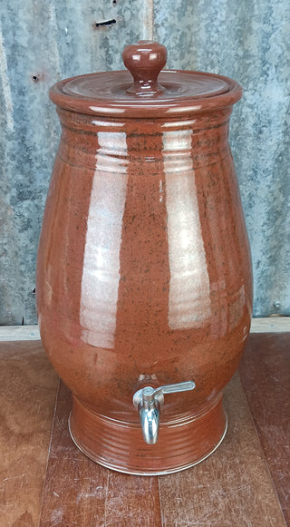 Tomitomo red Glezes water pot