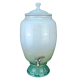 Crystalline Green & White  Ceramic Water Filter