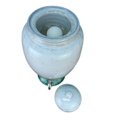 Crystalline Green & White  Ceramic Water Filter