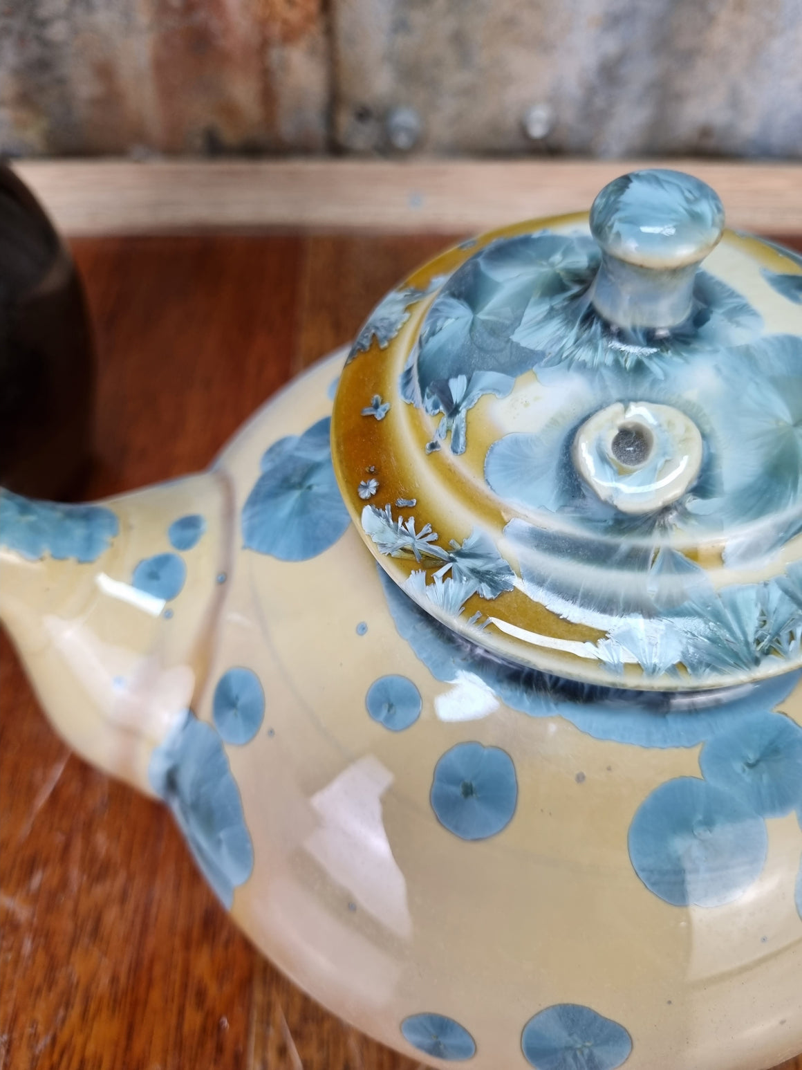 Tea Pot - Crystalline - Nickle - Peter Wallace Pottery