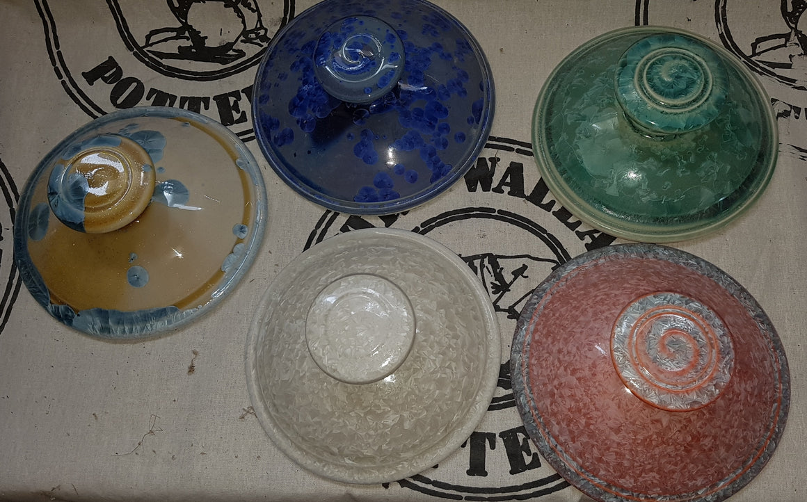 Crystalline Ceramic Water Filter Lids Replacment - Peter Wallace Pottery