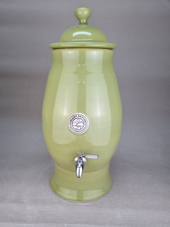 .Valley Pottery Purifier Large Green Pot - Peter Wallace Pottery