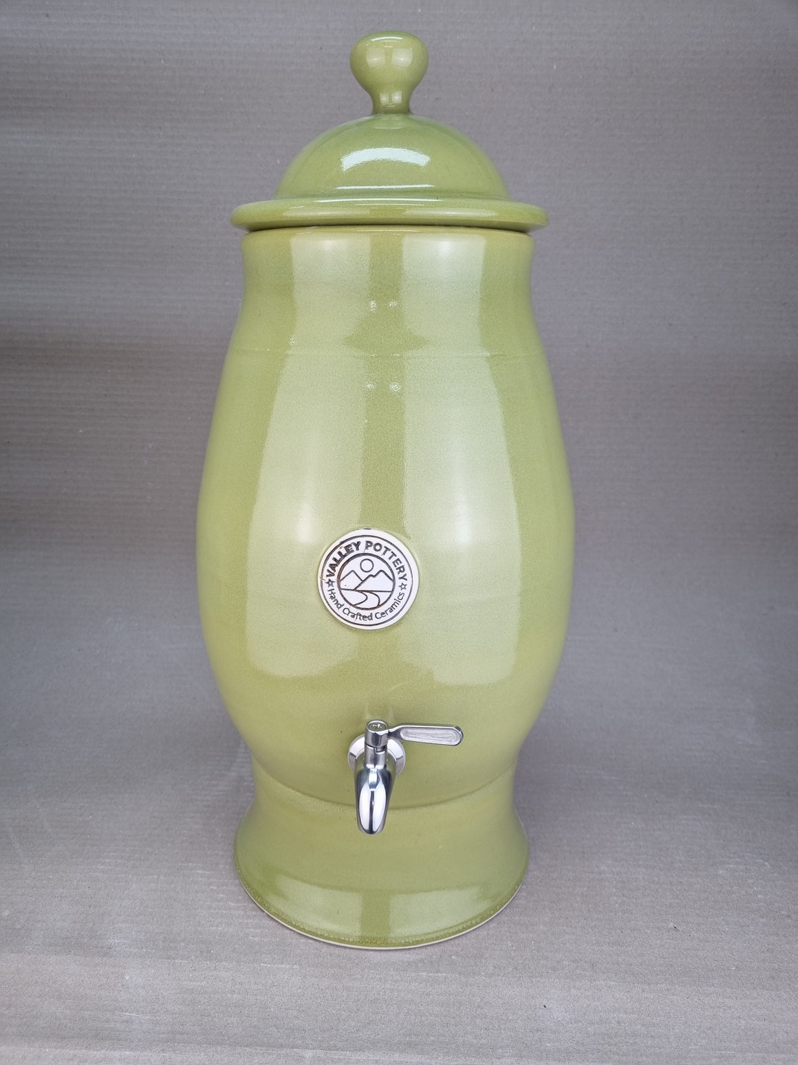 .Valley Pottery Purifier Large Green Pot - Peter Wallace Pottery