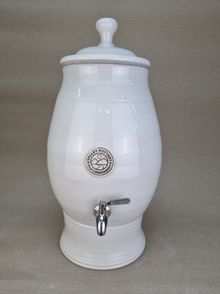 Valley Pottery Purifier Large White Pot - Peter Wallace Pottery