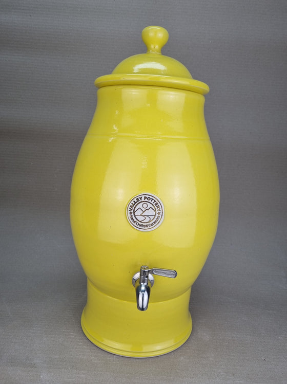 Valley Pottery Purifier Large Yellow Pot - Peter Wallace Pottery