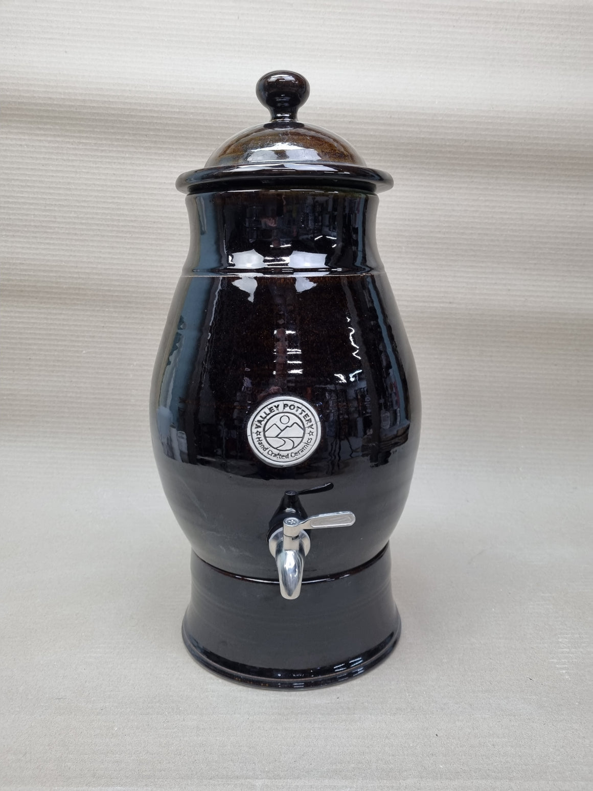 Valley Pottery Purifier Large Black Pot - Peter Wallace Pottery